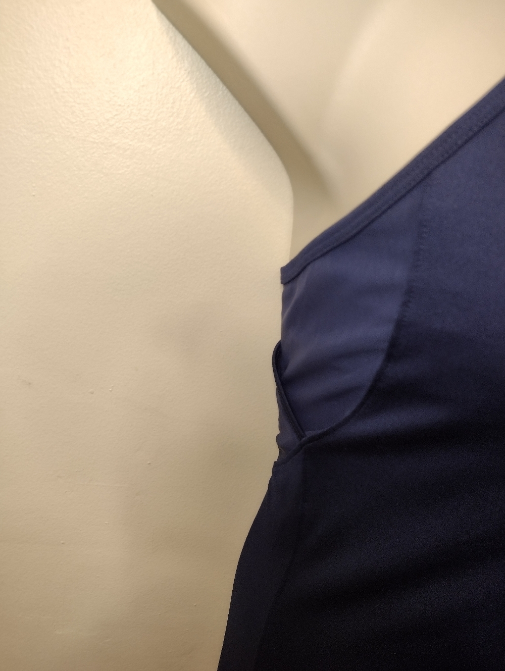 Inphorm Navy Pleated Hem Halter Style Tennis/Pickleball Dress - Picture 3 of 7